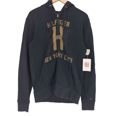 トミーヒルフィガー TOMMY HILFIGER ロゴプリントジップパーカー メンズ JPN:M