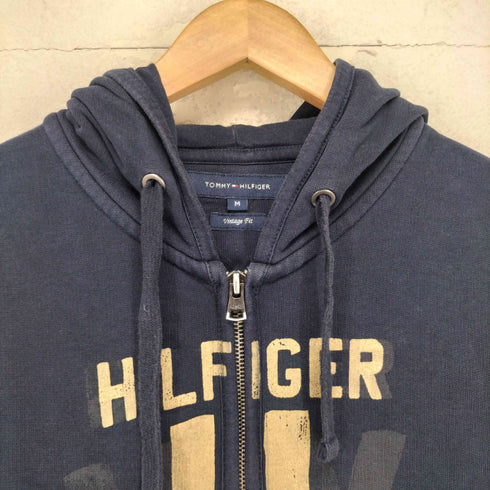 トミーヒルフィガー TOMMY HILFIGER ロゴプリントジップパーカー メンズ JPN:M