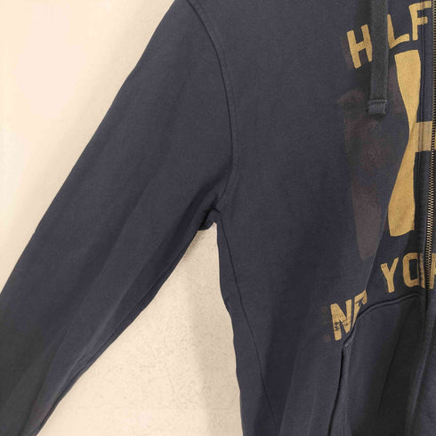 トミーヒルフィガー TOMMY HILFIGER ロゴプリントジップパーカー メンズ JPN:M