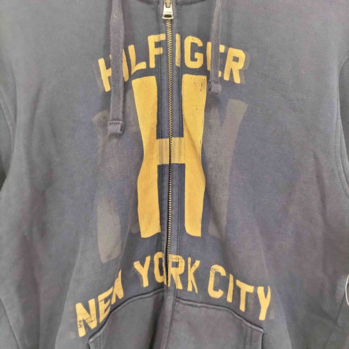 トミーヒルフィガー TOMMY HILFIGER ロゴプリントジップパーカー メンズ JPN:M