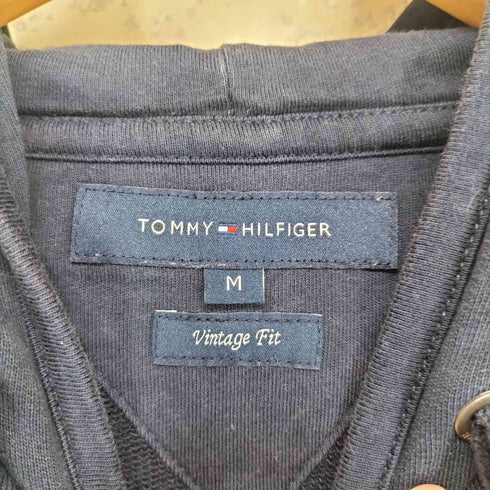 トミーヒルフィガー TOMMY HILFIGER ロゴプリントジップパーカー メンズ JPN:M