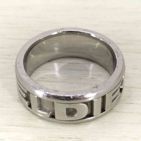 ディーゼル DIESEL ステンレススチール ロゴリング STEEL 9 メンズ 19号