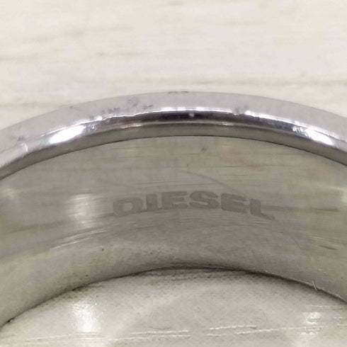 ディーゼル DIESEL ステンレススチール ロゴリング STEEL 9 メンズ 19号