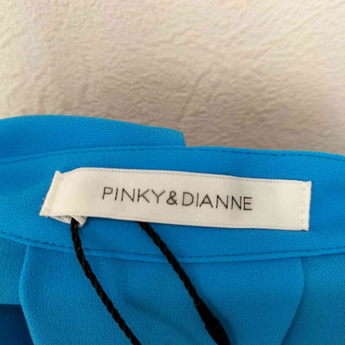 ピンキーアンドダイアン Pinky&Dianne 冨張愛コラボ アシンメトリーカラーシャツ ノースリーブ シャツ レディース 38