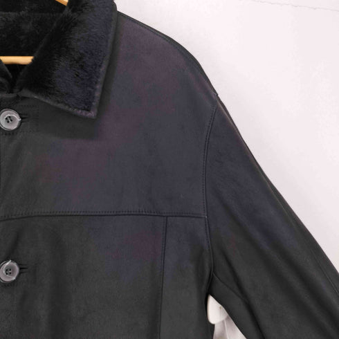 VOGLIA di VIVERE genuine leather リアルレザー ムートンジャケット メンズ LL