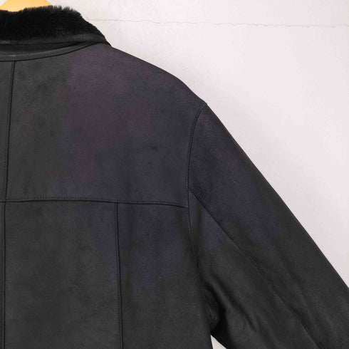 VOGLIA di VIVERE genuine leather リアルレザー ムートンジャケット メンズ LL