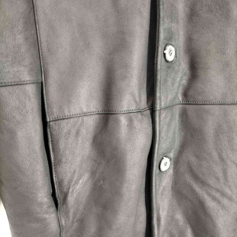 VOGLIA di VIVERE genuine leather リアルレザー ムートンジャケット メンズ LL