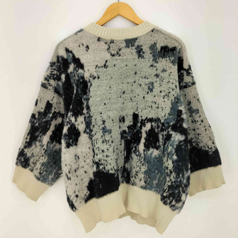 ジーナシス JEANASIS 12G アソート シャギー クルー カーディガン レディース FREE