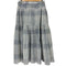 コットンハウスアヤ Cotton House Aya yesterday CROSS チェック ティアードスカート レディース JPN:M