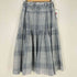 コットンハウスアヤ Cotton House Aya yesterday CROSS チェック ティアードスカート レディース JPN:M