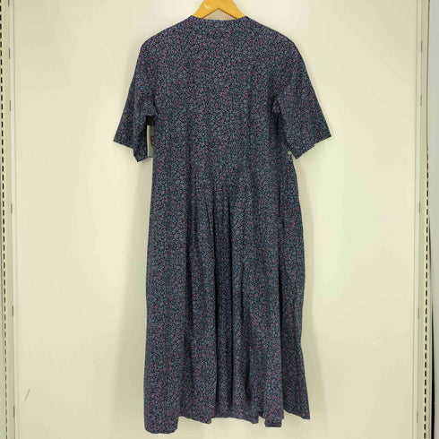 コットンハウスアヤ Cotton House Aya レース ノーカラー 花柄 五分袖 ワンピース レディース JPN:M