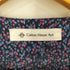 コットンハウスアヤ Cotton House Aya レース ノーカラー 花柄 五分袖 ワンピース レディース JPN:M