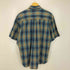 ウールリッチ WOOLRICH 90S ボタンダウン 半袖 チェックシャツ メンズ import:M