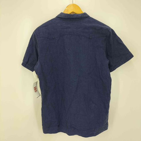 テンプテーション Temptation リネン コットン S/S オープンカラー シャツ メンズ JPN:M