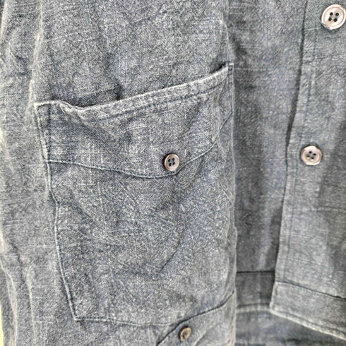 テンプテーション Temptation リネン コットン S/S オープンカラー シャツ メンズ JPN:M