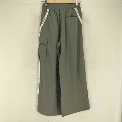 CRONOS クロノス ナイロン サイドポケット付き ワイドパンツ sports レディース M