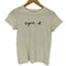 アニエスベー agnes b. PARIS ロゴプリント クルーネック 半袖Tシャツ レディース T1