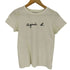 アニエスベー agnes b. PARIS ロゴプリント クルーネック 半袖Tシャツ レディース T1