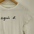 アニエスベー agnes b. PARIS ロゴプリント クルーネック 半袖Tシャツ レディース T1