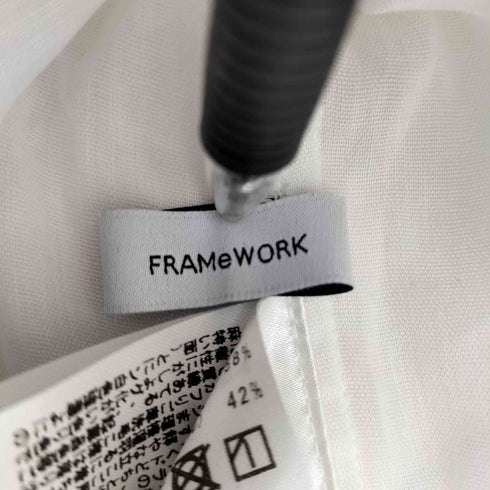 フレームワーク FRAMeWORK 24SS キャップスリーブドロストシャツ レディース