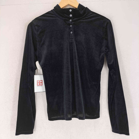 セルフォード CELFORD ベロアセミシアートップス 長袖 ハイネック レディース ONE SIZE