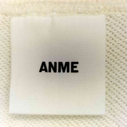 ANME ロゴ刺繍 裏毛スウェットトップス レディース JPN:M