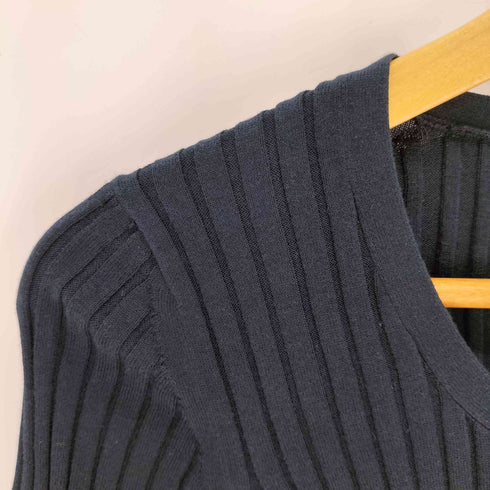 バーニーズニューヨーク BARNEYS NEWYORK コットン100 リブニット レディース