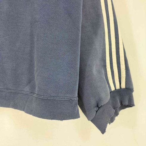 アディダス adidas 90S USA製 ワンポイントロゴ刺繍 スリーストライプ スウェットプルオーバー メンズ JPN:XL