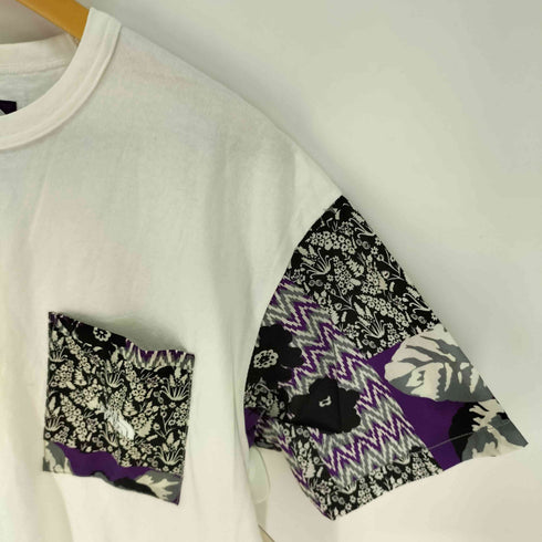 ノースフェイスパープルレーベル THE NORTH FACE PURPLE LABEL Flower Printed Field Tee フラワープリントフィールドTシャツ メンズ JPN:M