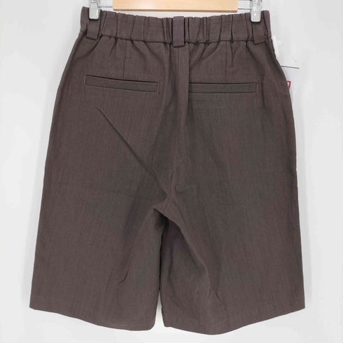 エイチアンドエム H&M 26SS ATELIER コットンリネン タック ハーフパンツ メンズ US:30-31