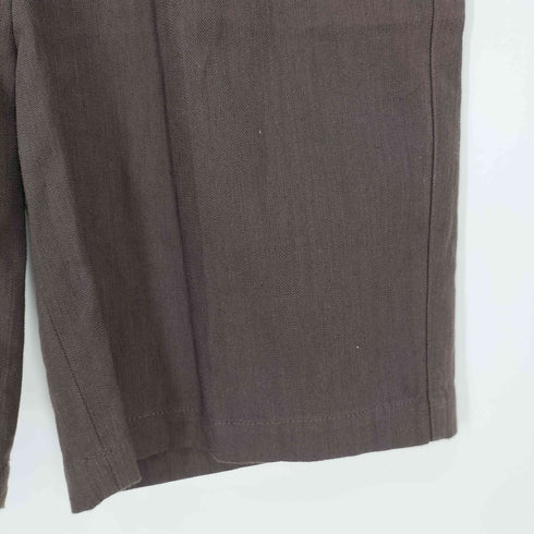 エイチアンドエム H&M 26SS ATELIER コットンリネン タック ハーフパンツ メンズ US:30-31