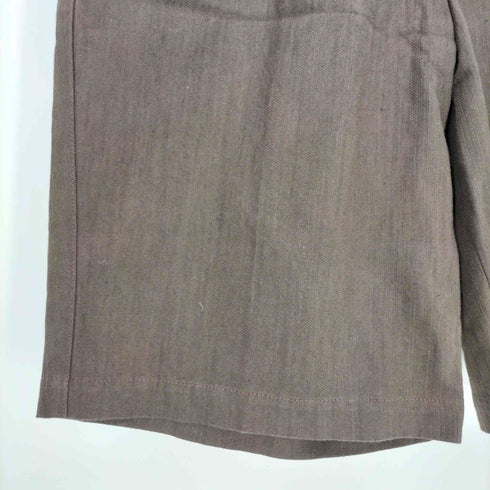 エイチアンドエム H&M 26SS ATELIER コットンリネン タック ハーフパンツ メンズ US:30-31