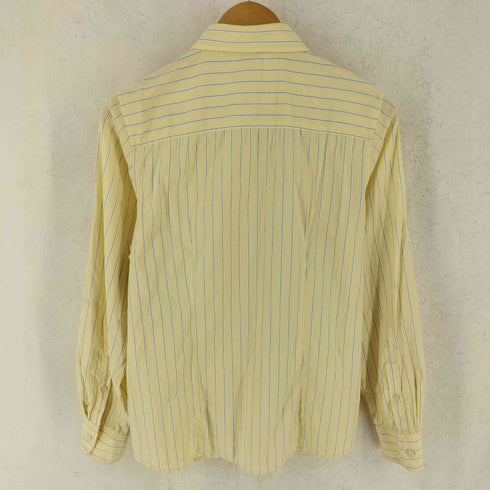 エルエルビーン L.L.Bean 90s コットン ストライプ レギュラーカラー 長袖 シャツ レディース S-REG