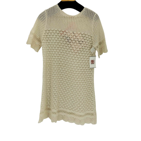ザラ ZARA オープンニットワンピース レディース import:L