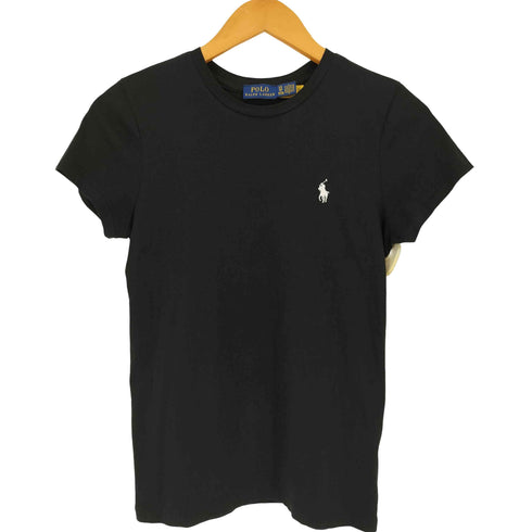 ポロラルフローレン POLO RALPH LAUREN ポニー刺繍 コットン ジャージー クルーネック Tシャツ レディース import:XS