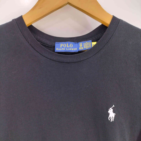 ポロラルフローレン POLO RALPH LAUREN ポニー刺繍 コットン ジャージー クルーネック Tシャツ レディース import:XS