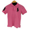 ポロラルフローレン POLO RALPH LAUREN ビッグポニー ナンバリング 鹿の子 半袖ポロシャツ レディース import:S