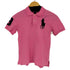 ポロラルフローレン POLO RALPH LAUREN ビッグポニー ナンバリング 鹿の子 半袖ポロシャツ レディース import:S