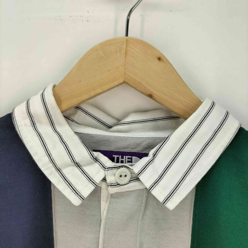 ノースフェイスパープルレーベル THE NORTH FACE PURPLE LABEL H/S BIG RUGBY SHIRT ビッグラグビーシャツ メンズ JPN:XL