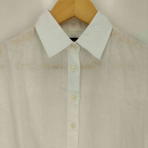 ローレンラルフローレン LAUREN RALPH LAUREN ポニー無し リネン100% 半袖シャツ レディース XXS