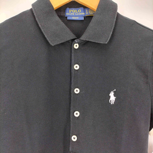 ポロラルフローレン POLO RALPH LAUREN SLIM FIT ポニー刺繍 ストレッチ ポロシャツ レディース import:S