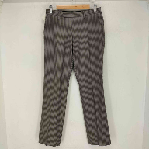 シーケーカルバンクライン ck Calvin Klein ストライプ柄 シルク混 2B テーラードジャケット スラックスパンツ スーツセットアップ メンズ ジャケット36/パンツ31