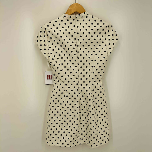 ザラ ZARA ポルカドット タイリボン ショート ドレス ワンピース レディース import:XS