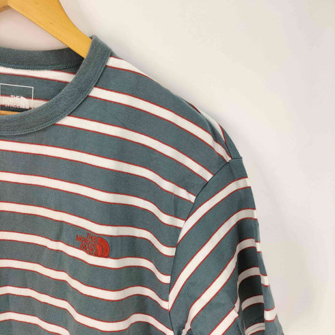 ザノースフェイス THE NORTH FACE S/S MULTI BORDER TEE ショート スリーブ マルチ ボーダー Tシャツ メンズ JPN:XL