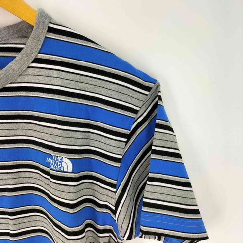 ザノースフェイス THE NORTH FACE S/S MULTI BORDER TEE ショート スリーブ マルチ ボーダー Tシャツ メンズ JPN:XL