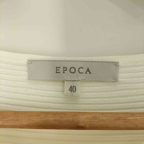 エポカ Epoca レイヤードリブニット プルオーバー レディース JPN:40