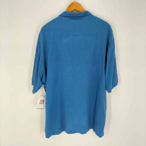 トミーバハマ Tommy Bahama シルク100 オープンカラー 開襟 シャツ メンズ import:XL