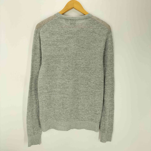 アルマーニエクスチェンジ ARMANI EXCHANGE 00S スキッパー ヘンリーネック セーター リネン コットン ニット レディース import:S