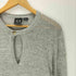 アルマーニエクスチェンジ ARMANI EXCHANGE 00S スキッパー ヘンリーネック セーター リネン コットン ニット レディース import:S