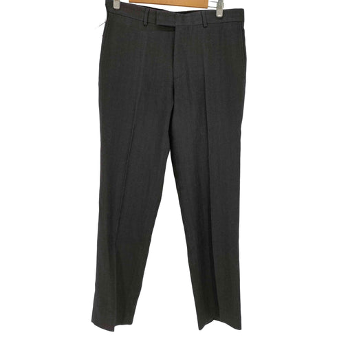 ボスヒューゴボス BOSS HUGO BOSS ウールラミー混紡 センタープレス ヘリンボーン スラックス メンズ FR:48-50